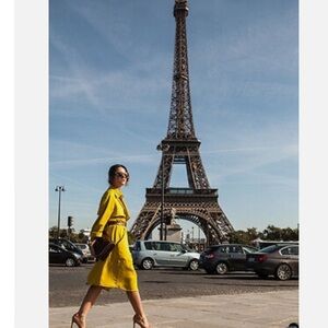 ZARA YELLOW/MUSTARD TRENCH COAT